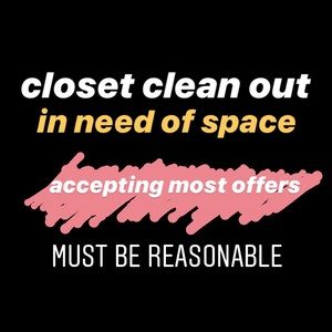 In need of space for closet